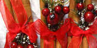Decorazioni di Natale con i bastoncini di cannella