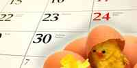 Calendario di Pasqua 2010 - 2020