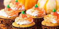 Cupcakes alla zucca per Halloween